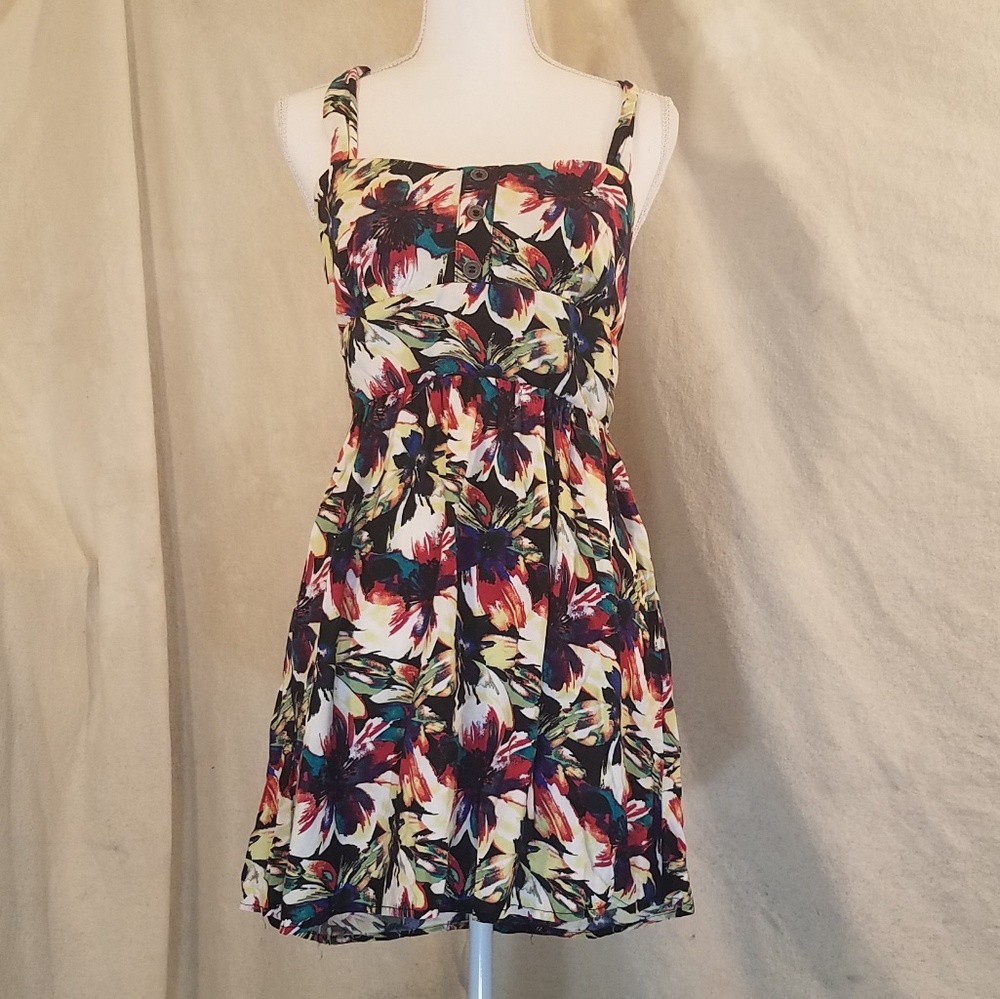 Charlotte Russe Rayon Mini Halter Sundress